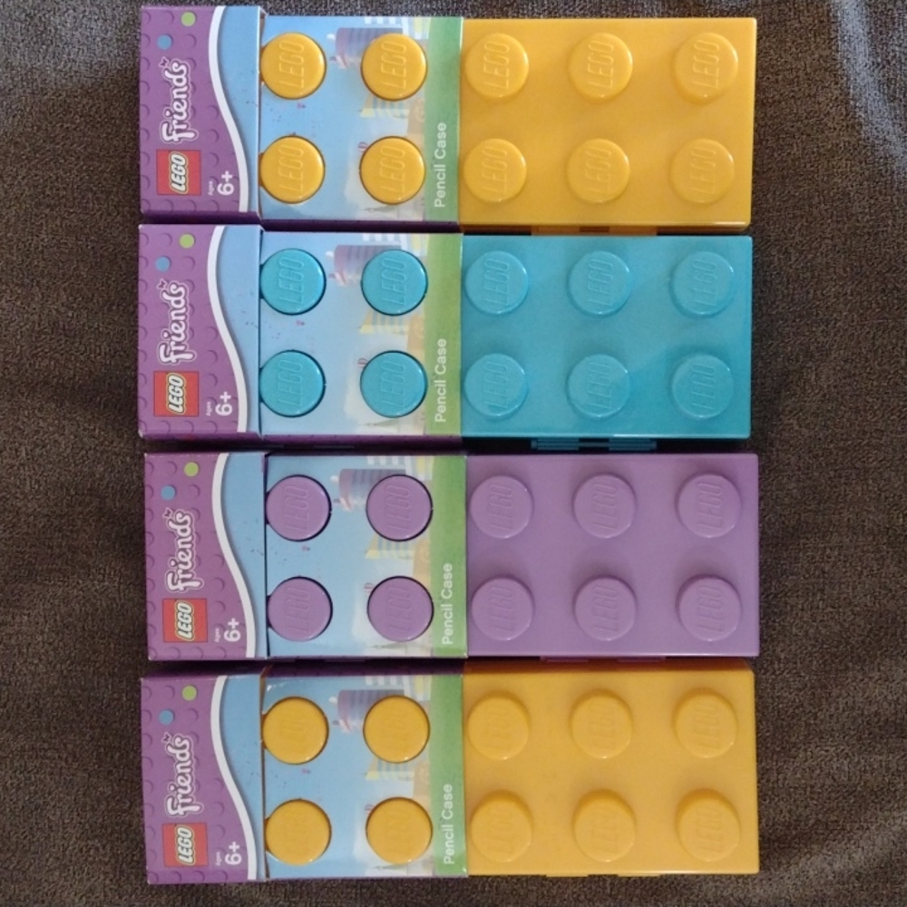 NWT Lego Friends Pencil Case.
